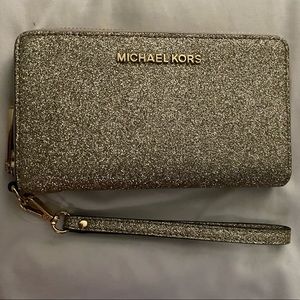 Michael Kors Glitter Wallet Wristlet